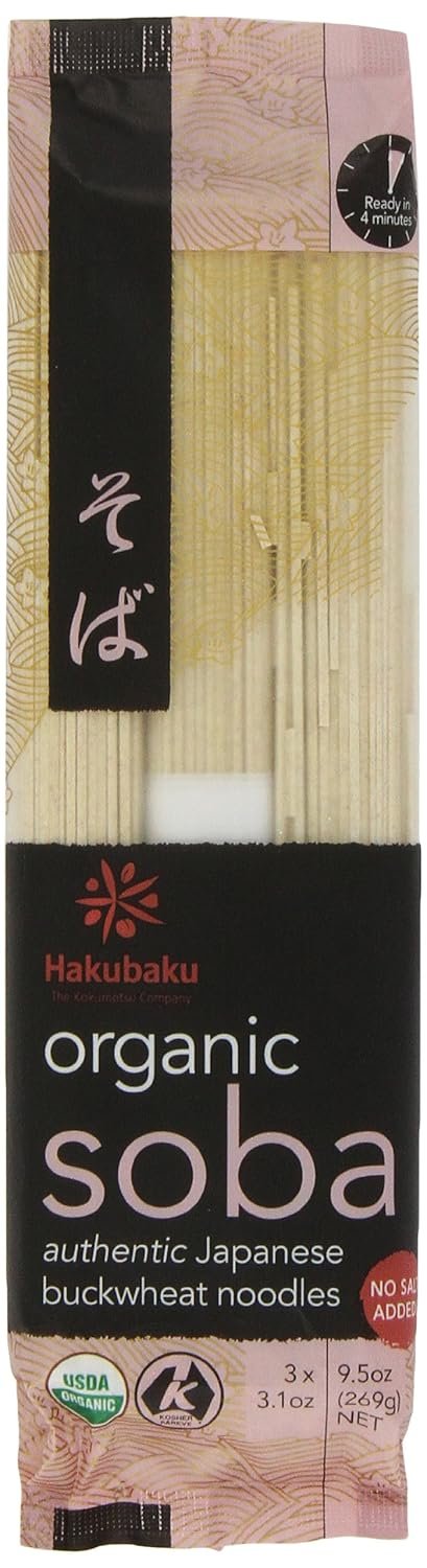 Hakubaku Organic Soba Noodles, 3.31 Oz,