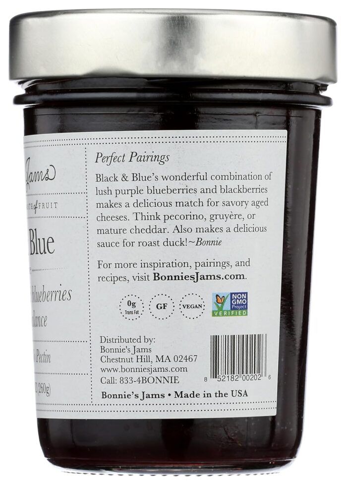 bonnie's jams black & blue jam
