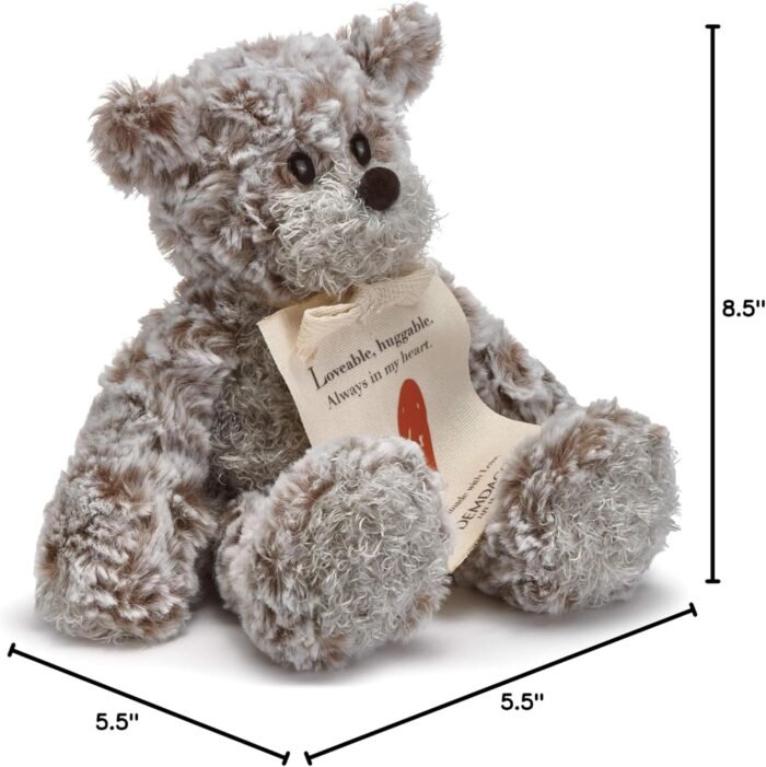 demdaco loveable huggable bear stuffed animal