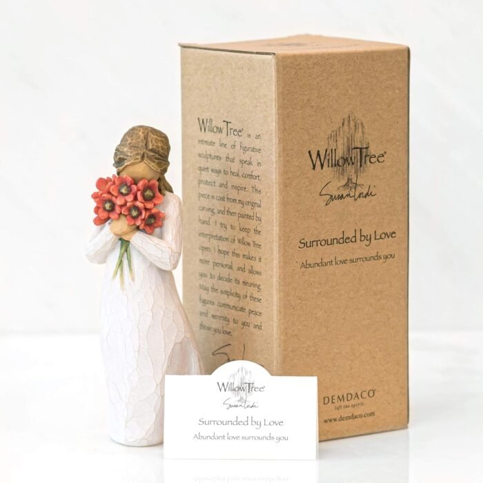 willow tree surrounded by love figurine