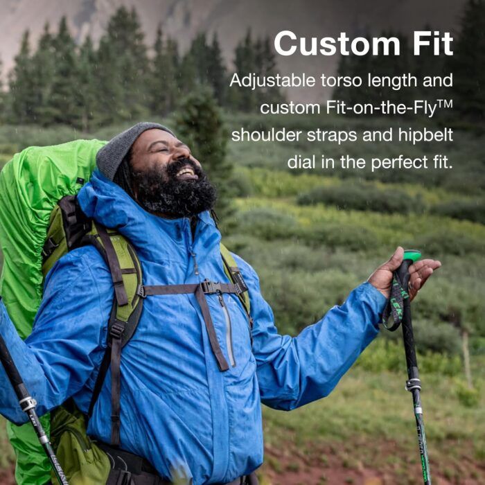 Osprey Aether Plus 100L Men's Backpack, Black, L/XL - Image 3