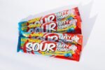 face twisters sour taffy raspberry and cherry