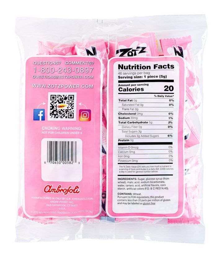 zotz fizz power candy watermelon pack