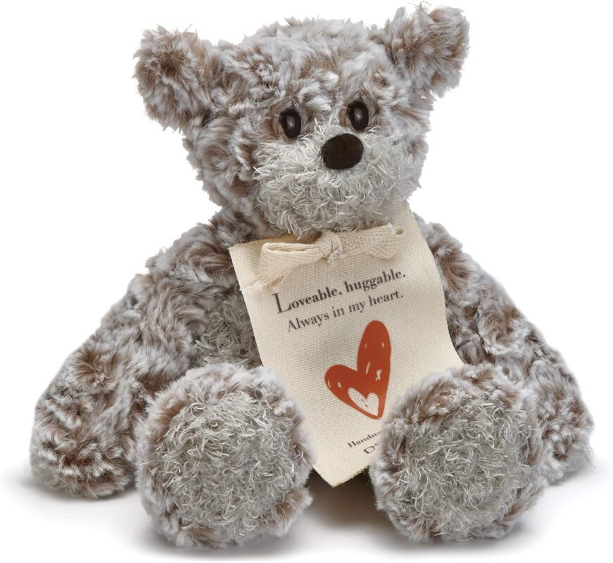 demdaco loveable huggable bear stuffed animal