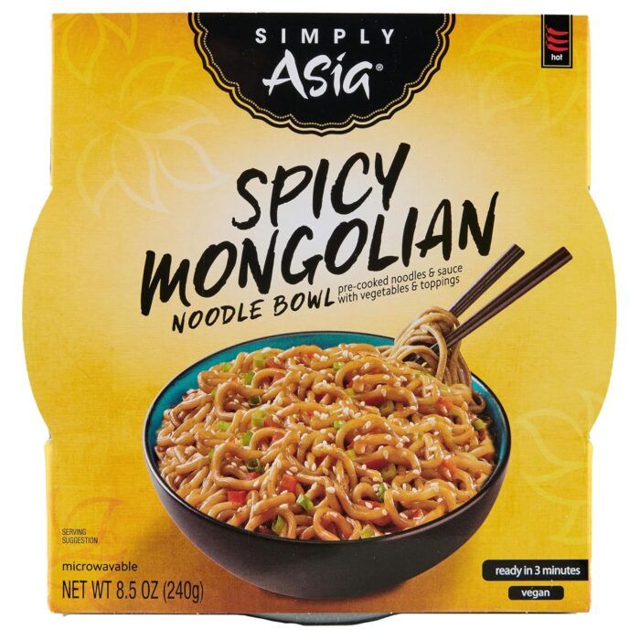 Simply Asia Spicy Mongolian Noodle Bowl, 8.5 Oz - Image 1