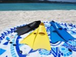tusa sport full foot snorkel fin black small