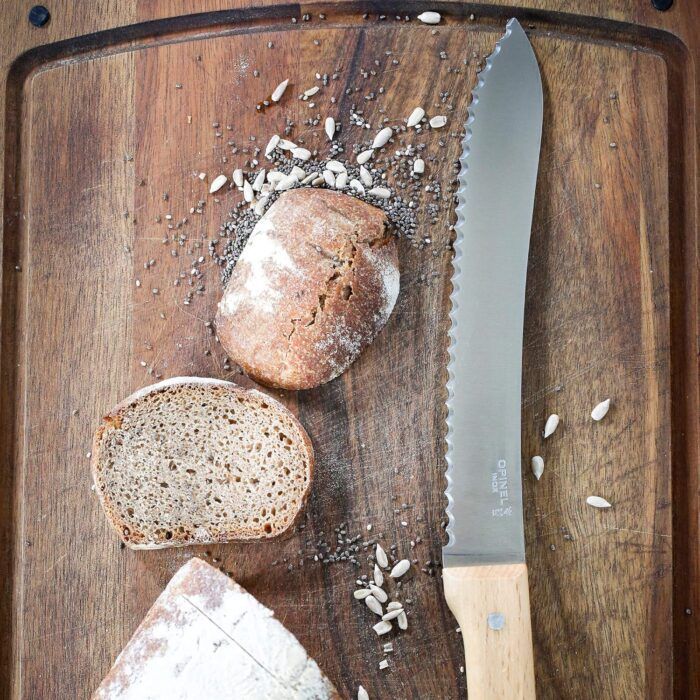 Opinel Parallele Stainless Steel Bread Knife - Image 5