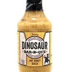 dinsoaur bar b que hot honey gold sauce