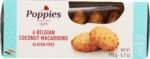poppies belgian coconut macaroons pack