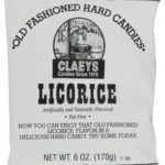 Claeys Old Fashioned Licorice Hard Candy, 6 Oz