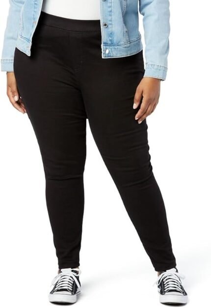 levi strauss signature pull on skinny jean noir 14