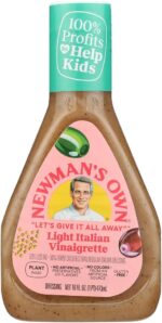 Newman's Own Salad Dressing Light Italy,  16 Fl Oz