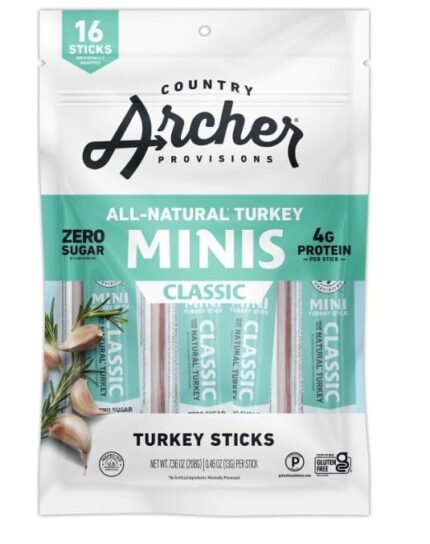 Country Archer minis Turkey Jerky Sticks, 7.36 Oz 16 Ct
