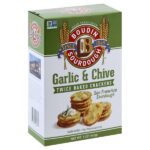 Boudin Sourdough Bakery Garlic & Chive Crackers, 5 Oz