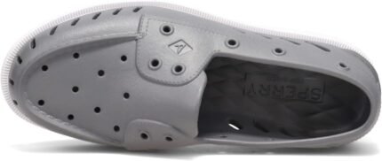sperry mens authentic float boat shoe grey white 11