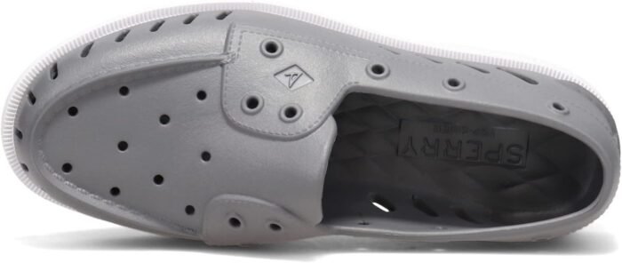 sperry mens authentic float boat shoe grey white 11