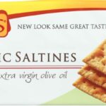 Suzie's Saltines Crackers Salted w/ Virgin Olive Oil, 8.8 Oz