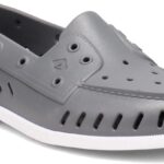sperry mens authentic float boat shoe grey white 11