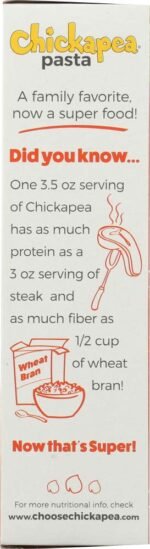 chickapea pasta organic chickpea and lentils shells 8 oz pack