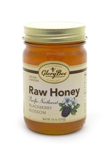 GloryBee Raw Honey Blackberry Blossom, 18 Oz