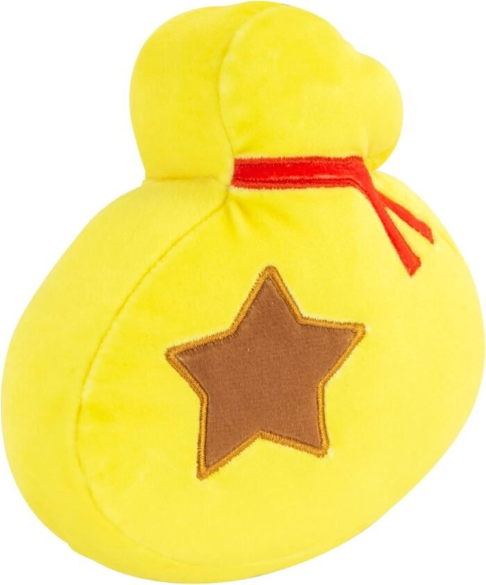 tomy animal crossing bell bag junior plush toy 6 in