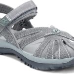 KEEN Women's Rose Casual CT Sandals, Raven, 8
