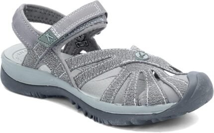 KEEN Women's Rose Casual CT Sandals, Raven, 8