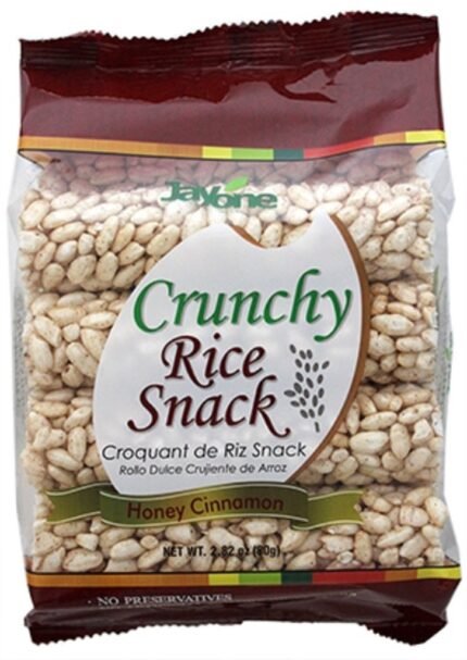 Jayone Crunchy Rice Snack, Honey Cinnamon, 2.82 Oz