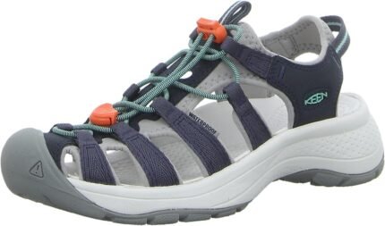 KEEN Women's Astoria West CT Sandals, Navy, 7