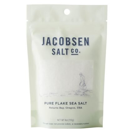 Jacobsen Salt Co. Pure Flake Sea Salt, 4 Oz
