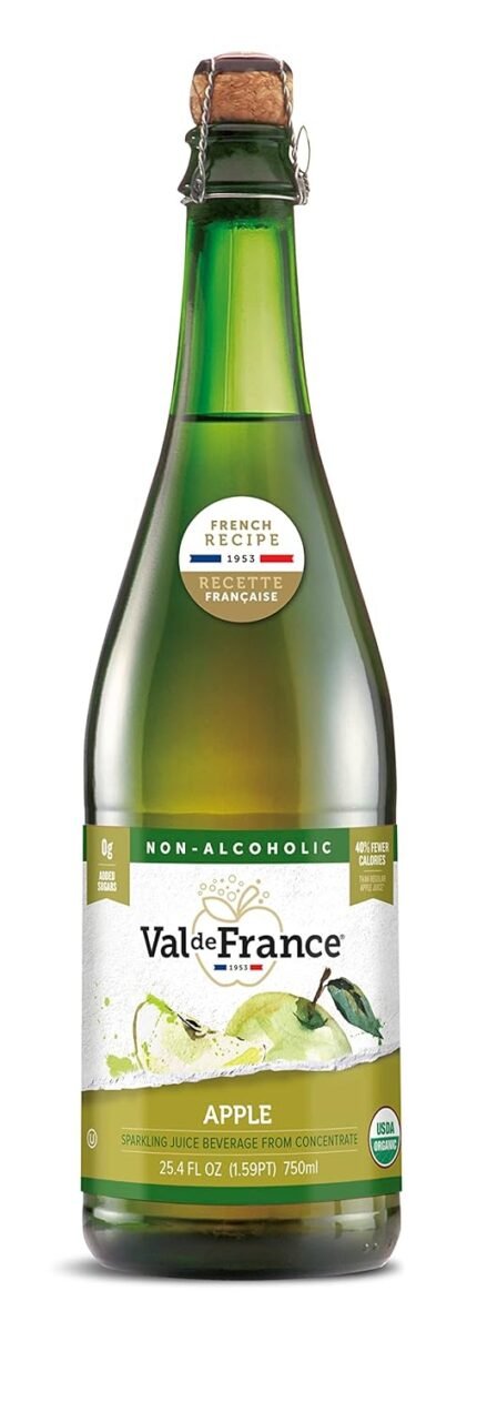 Val de France Sparkling Apple Juice Beverage, 25.4 Fl Oz