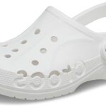 Crocs Unisex-Adult Baya Clogs, White, W12/M10