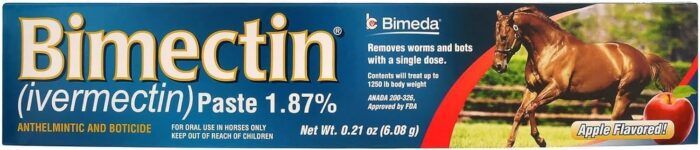 Bimectin Ivermectin 1.87% Horse Paste, Apple , 0.21 Oz - Image 1