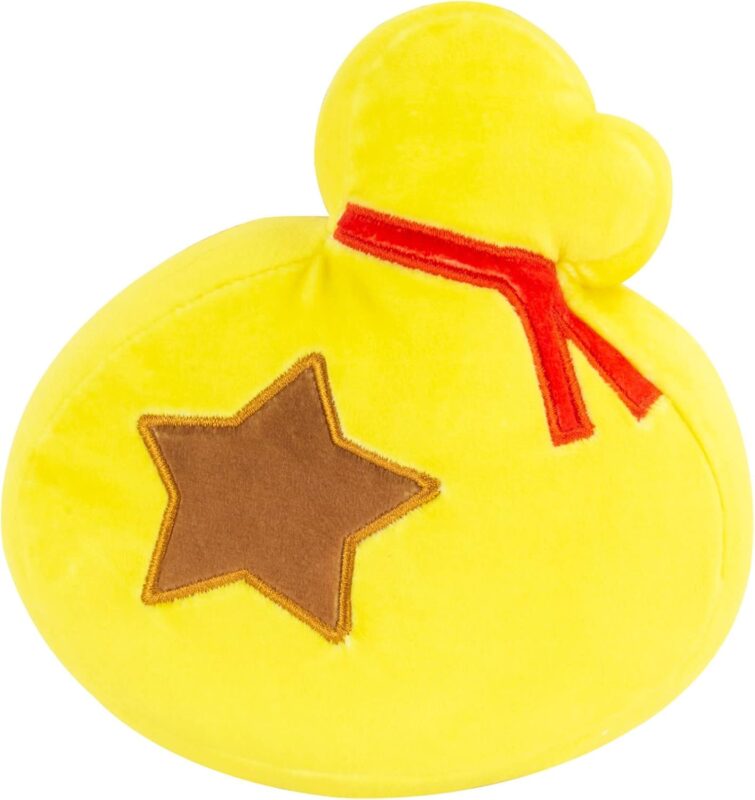 tomy animal crossing bell bag junior plush toy 6 in