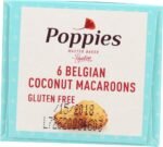 poppies belgian coconut macaroons pack