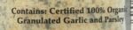 morton & bassett organic granulated garlic