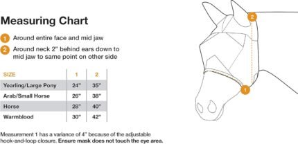 cashel large horse fly mask tan warmblood
