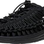 KEEN Men's Two Cord Sandals, Black/Black, 10