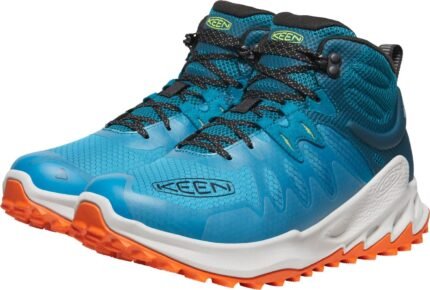 KEEN Men's Zionic MH WP Hiking Boots, Fjord Blue, 11