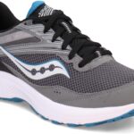 Saucony Cohesion 15 Running Shoe, Charcoal/Topaz, 11