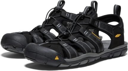 KEEN Men's Clearwater Cnx Lightweight Water, Black, 10