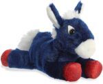 Aurora Adorable Mini Flopsie Stuffed Animal, Blue, 8" - Image 3