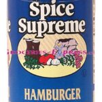 Spice Supreme Hamburger Seasoning Salt, 4 3/4 Oz
