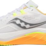 Saucony Men's Endorphin Speed 4, White/Peel, 11