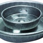 Little Giant Baby Chick Waterer Metal Waterer Base Jar, 1q