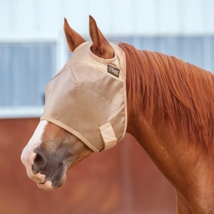 cashel large horse fly mask tan warmblood