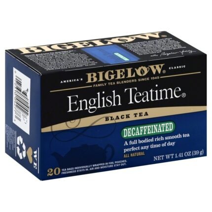bigelow tea decaf english teatime pack