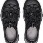 KEEN Men's Newport CT Leather Water Sandals, Black, 9.5