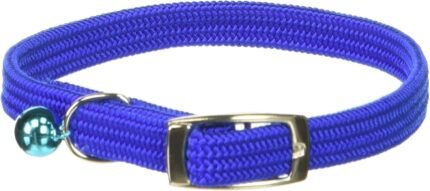 omnipet cat safety collar with bell blue 12