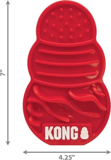 kong licks mat dispenser with ridges & grooves small
